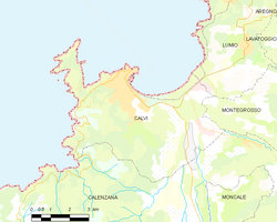 Map commune FR insee code 2B050